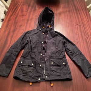 Barbour Black Waxed Cotton Jacket